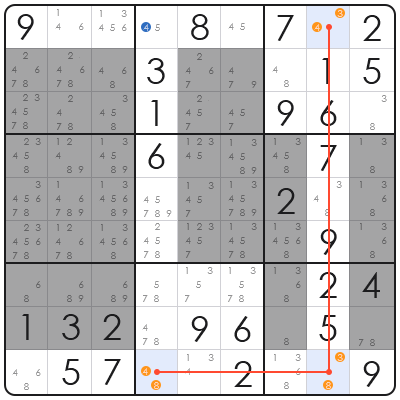 sudoku strategy x wing